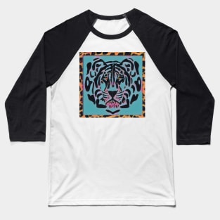 Colofull lion art Baseball T-Shirt